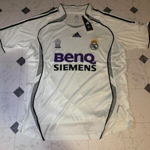 Adidas Real Madrid 06-07 Home Jersey BenQ Siemens Size L NWT